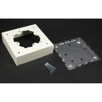 5735 distribution box|Wiremold V5735 STL Distribution Box Ivory, White.